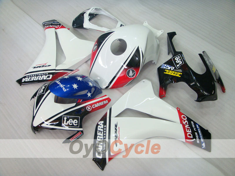 Kit carene a iniezione per CBR1000RR 08-11 - Bianco, Nero - Eurobet, Lee #OYO87900699 Immagine secondaria del prodotto