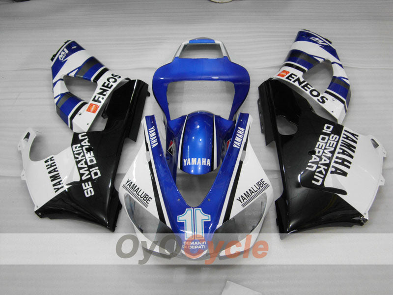 Kit carene a iniezione per YZF-R1 98-99 - Bianco, Nero - Stile di fabbrica #OYO87900746 Immagine principale del prodotto