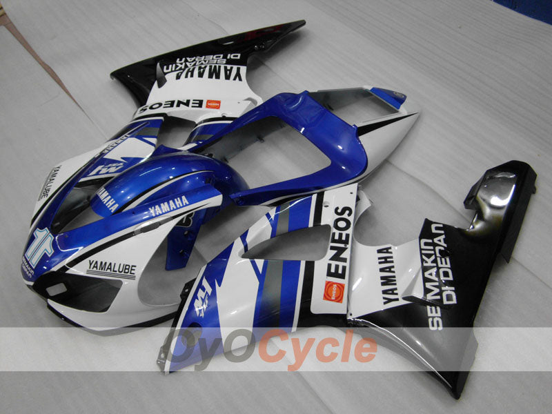 Kit carene a iniezione per YZF-R1 98-99 - Bianco, Nero - Stile di fabbrica #OYO87900746 Immagine secondaria del prodotto