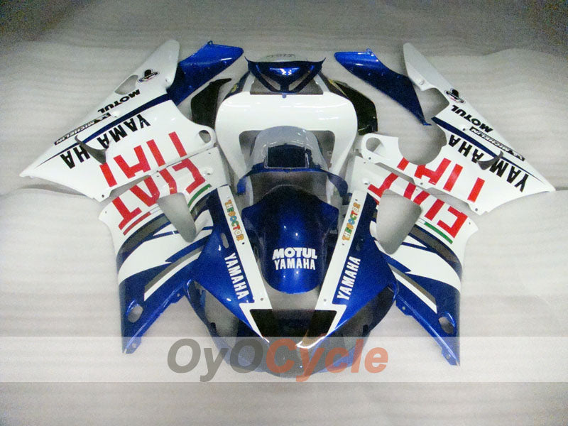 Kit carene a iniezione per YZF-R1 00-01 - Blu, Bianco - FIAT, MOTUL #OYO87900760 Immagine secondaria del prodotto