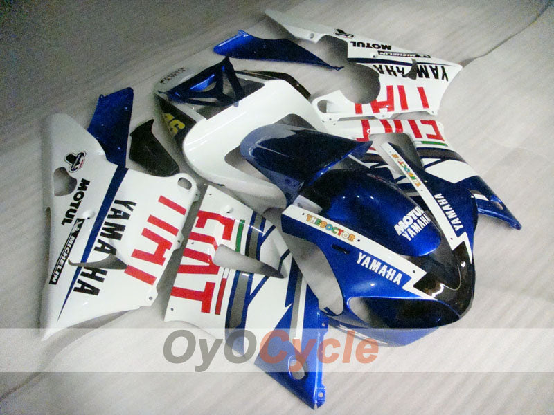 Kit carene a iniezione per YZF-R1 00-01 - Blu, Bianco - FIAT, MOTUL #OYO87900760 Immagine principale del prodotto