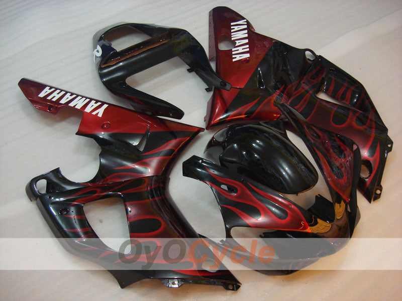 Kit carene a iniezione per YZF-R1 00-01 - Rosso, Nero - Fiamma #OYO87900768 Immagine principale del prodotto