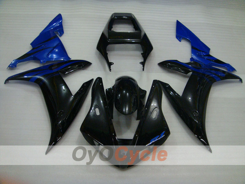 Kit carene a iniezione per YZF-R1 02-03 - Blu, Nero - Fiamma #OYO87900796 Immagine secondaria del prodotto