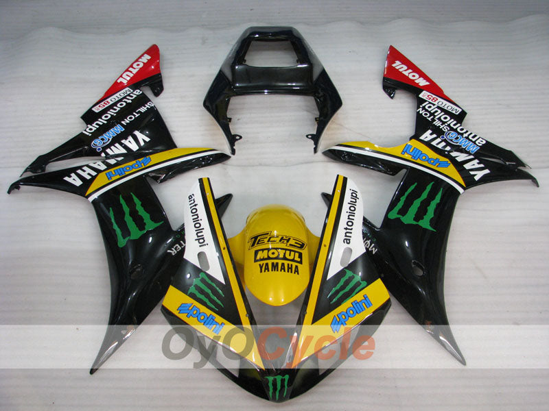 Kit Carene a Iniezione per YZF-R1 02-03 - Giallo, Nero - Monster #OYO87900801 Immagine secondaria del prodotto