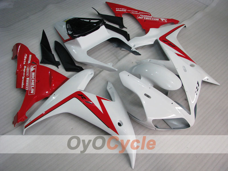 Kit carenatura a iniezione per YZF-R1 02-03 - Rosso, Bianco - Stile Fabbrica #OYO87900803 Immagine principale del prodotto