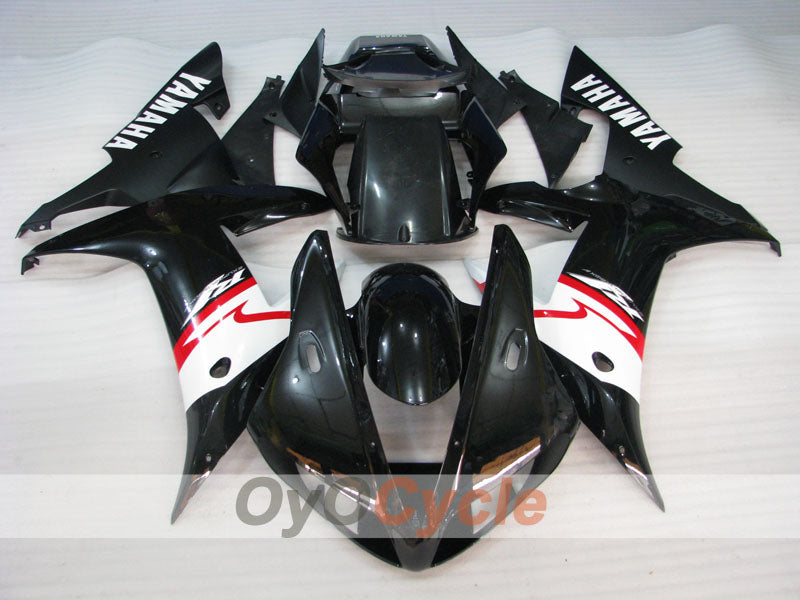 Kit carenatura a iniezione per YZF-R1 02-03 - Bianco, Nero - Stile di fabbrica #OYO87900807 Immagine secondaria del prodotto