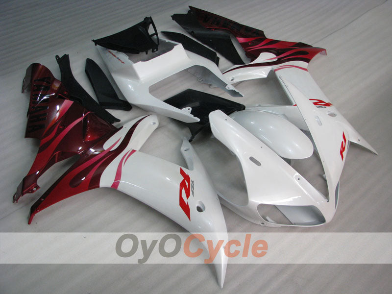 Kit carene a iniezione per YZF-R1 02-03 - Rosso, Bianco - Fiamma #OYO87900808 Immagine principale del prodotto