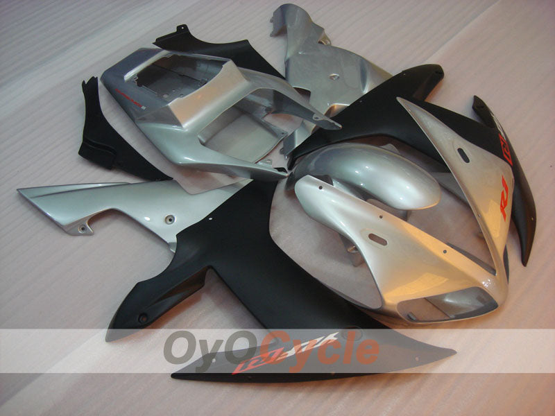 Carenatura a iniezione per YZF-R1 02-03 - Nero, Argento, Opaco - Stile fabbrica #OYO87900809 Immagine principale del prodotto