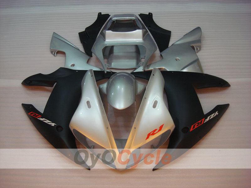 Carenatura a iniezione per YZF-R1 02-03 - Nero, Argento, Opaco - Stile fabbrica #OYO87900809 Immagine secondaria del prodotto