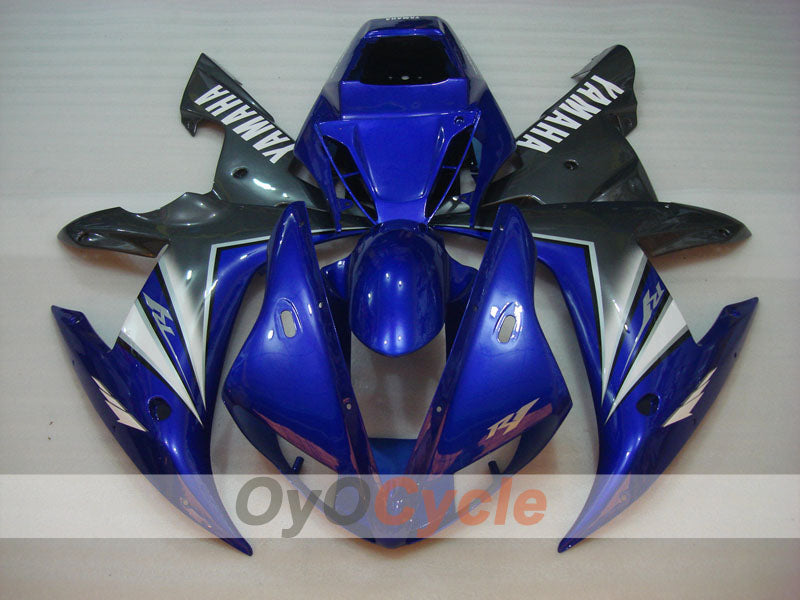 Kit carene a iniezione per YZF-R1 02-03 - Blu, Argento - Stile originale #OYO87900813 Immagine secondaria del prodotto