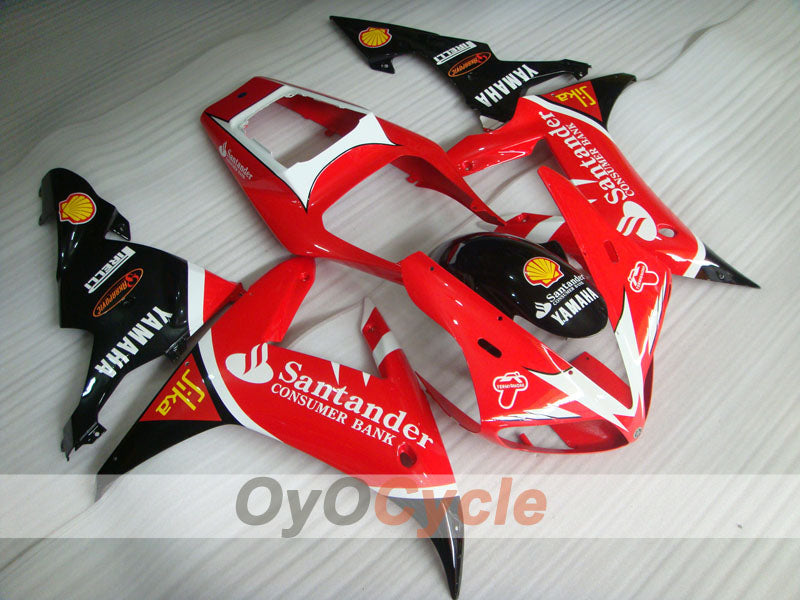 Kit carenatura a iniezione per YZF-R1 02-03 - Rosso, Nero - Santander #OYO87900815 Immagine principale del prodotto