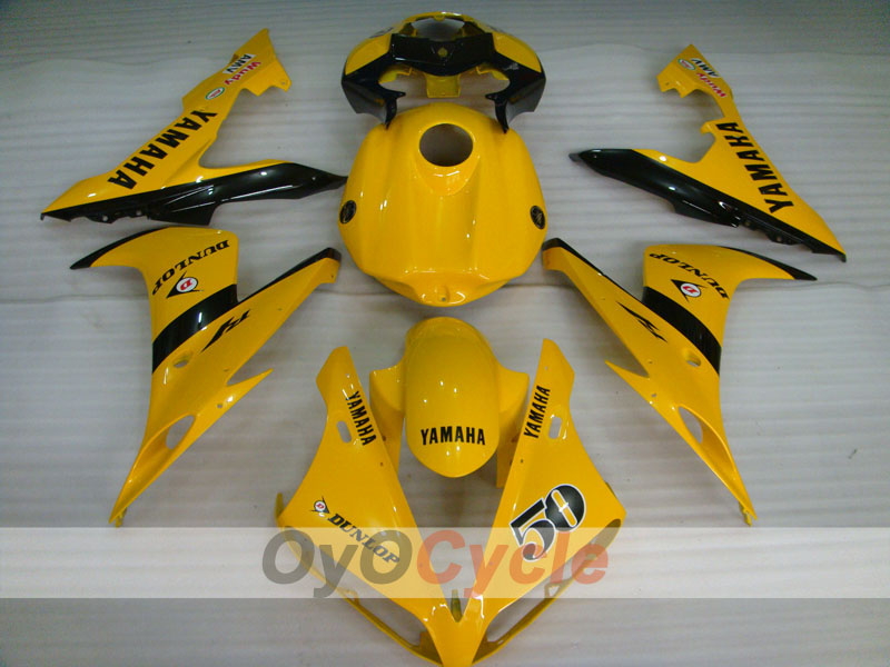 Kit Carene a Iniezione per YZF-R1 04-06 - Giallo, Nero - DUNLOP #OYO87900818 Immagine secondaria del prodotto