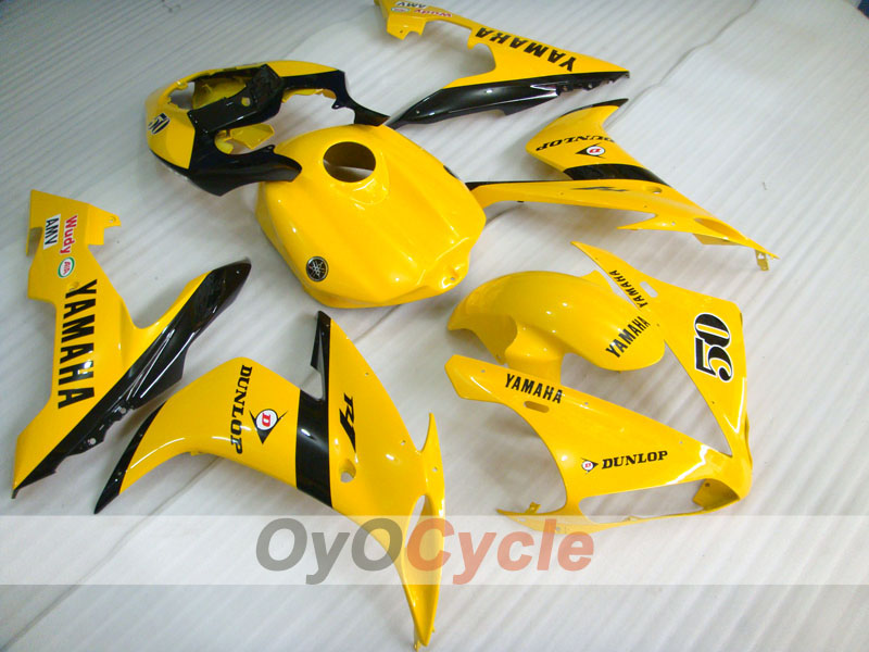 Kit Carene a Iniezione per YZF-R1 04-06 - Giallo, Nero - DUNLOP #OYO87900818 Immagine principale del prodotto