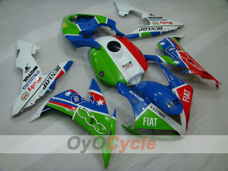 Kit carene a iniezione per YZF-R1 04-06 - Multicolore - DUNLOP, FIAT, MOTUL #OYO87900824 Immagine principale del prodotto