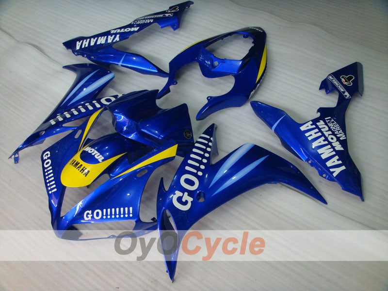Carena a iniezione per YZF-R1 04-06 - Giallo, Blu - GO!!!!!!!, MOTUL #OYO87900831 Immagine secondaria del prodotto