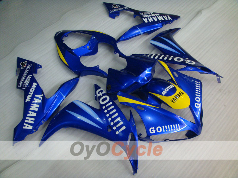 Carena a iniezione per YZF-R1 04-06 - Giallo, Blu - GO!!!!!!!, MOTUL #OYO87900831 Immagine principale del prodotto