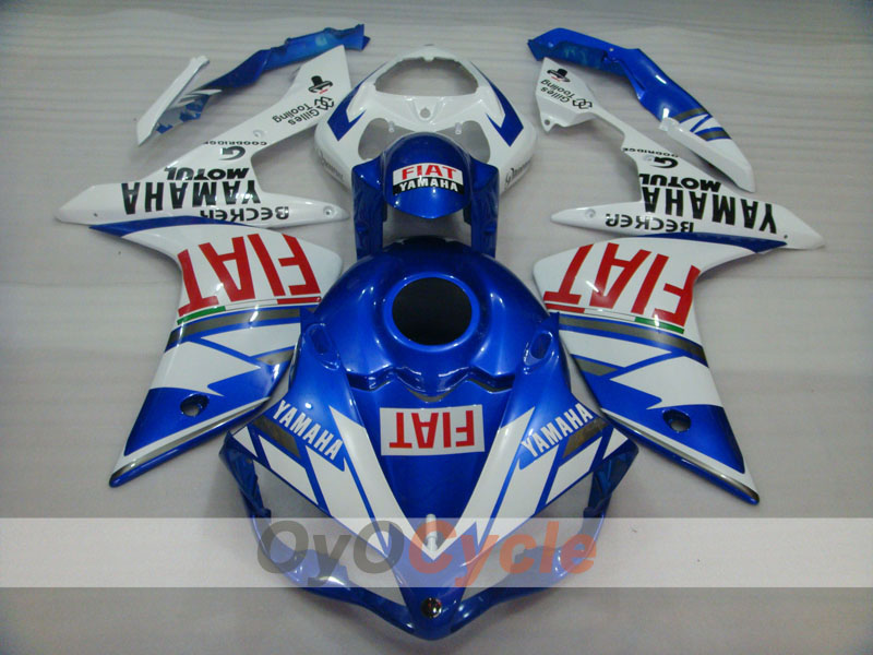 Kit carene a iniezione per YZF-R1 07-08 - Blu, Bianco - FIAT #OYO87900859 Immagine secondaria del prodotto