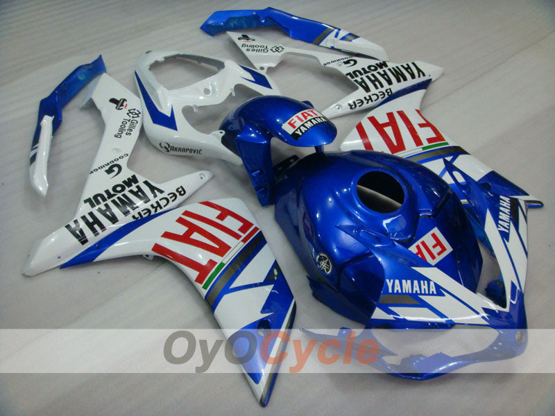 Kit carene a iniezione per YZF-R1 07-08 - Blu, Bianco - FIAT #OYO87900859 Immagine principale del prodotto