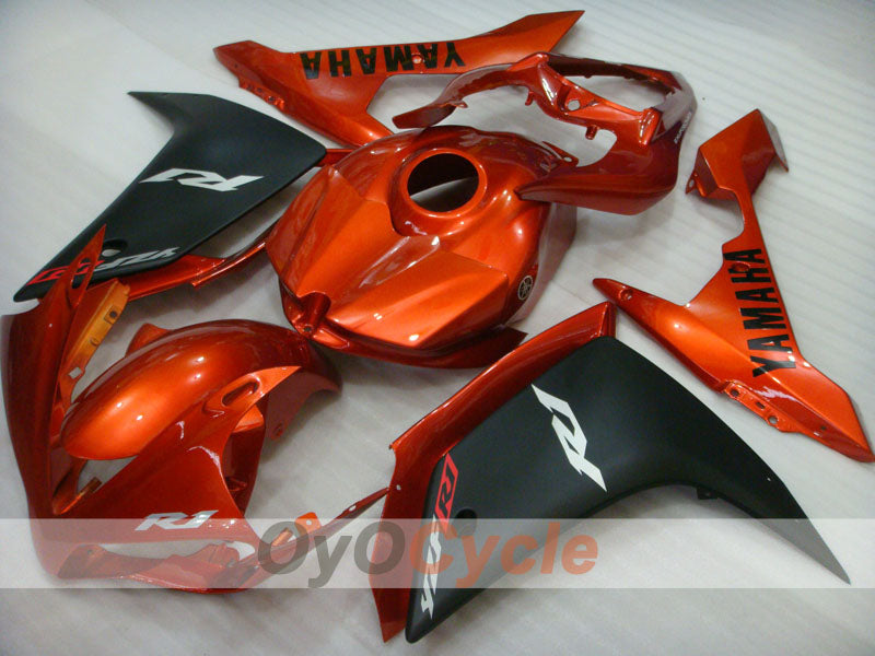 Kit carene a iniezione per YZF-R1 07-08 - Arancione, Nero, Opaco - Stile originale #OYO87900870 Immagine principale del prodotto
