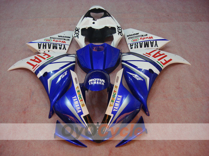 Kit carene a iniezione per YZF-R1 09-11 - Blu, Bianco - FIAT #OYO87900885 Immagine secondaria del prodotto