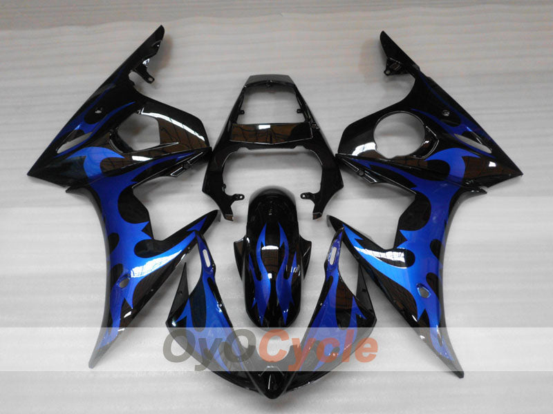 Kit carene stampate a iniezione per YZF-R6 03-04 - Blu, Nero - Fiamma #OYO87900905 Immagine secondaria del prodotto