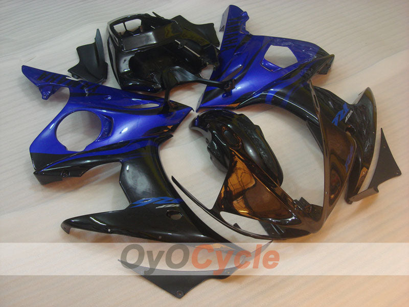 Kit carene a iniezione per YZF-R6 05 - Blu, Nero - Fiamma #OYO87902629 Immagine principale del prodotto