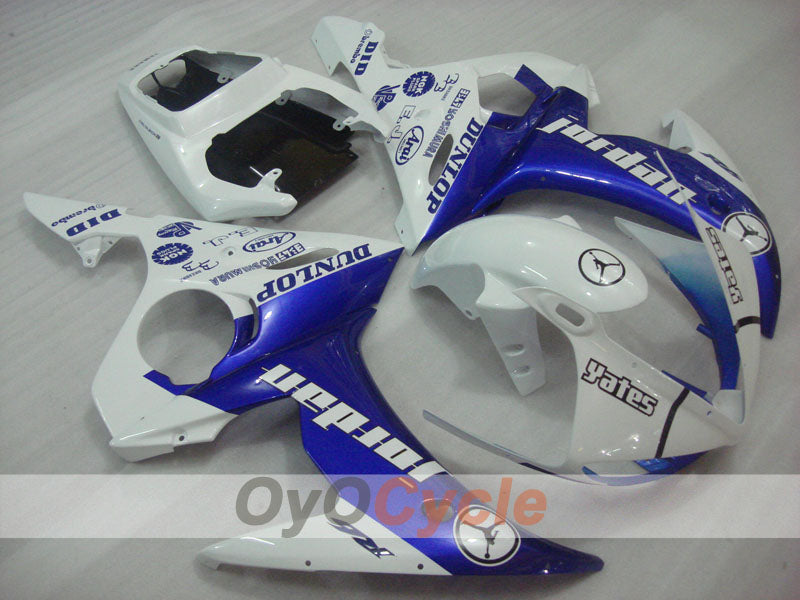Kit Carene a Iniezione per YZF-R6 03-04 - Blu, Bianco - DUNLOP, Jordan #OYO87900911 Immagine secondaria del prodotto