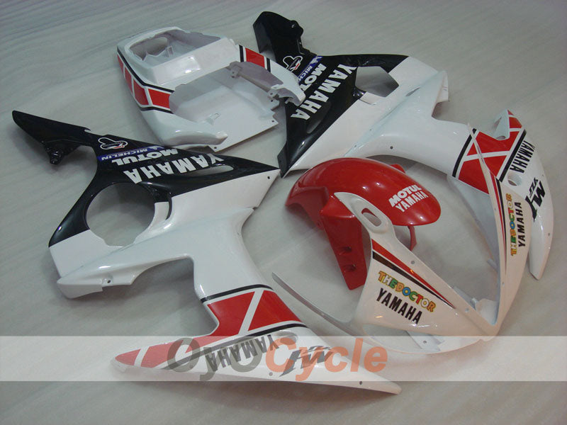 Kit carene stampate a iniezione per YZF-R6 '05 - Rosso, Bianco - MOTUL #OYO87902625 Immagine principale del prodotto