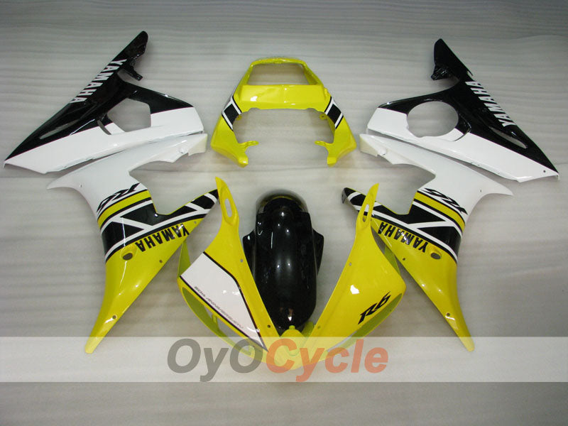Kit carene stampate a iniezione per YZF-R6 '05 - Giallo, Nero - MOTUL #OYO87902623 Immagine secondaria del prodotto