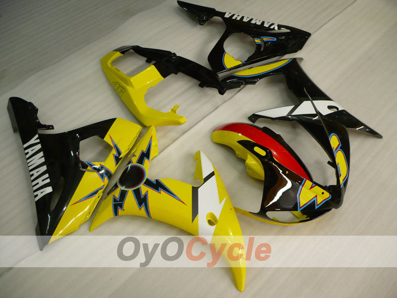 Kit carenatura a iniezione per YZF-R6 03-04 - Giallo, Nero - Stile di fabbrica #OYO87900920 Immagine principale del prodotto