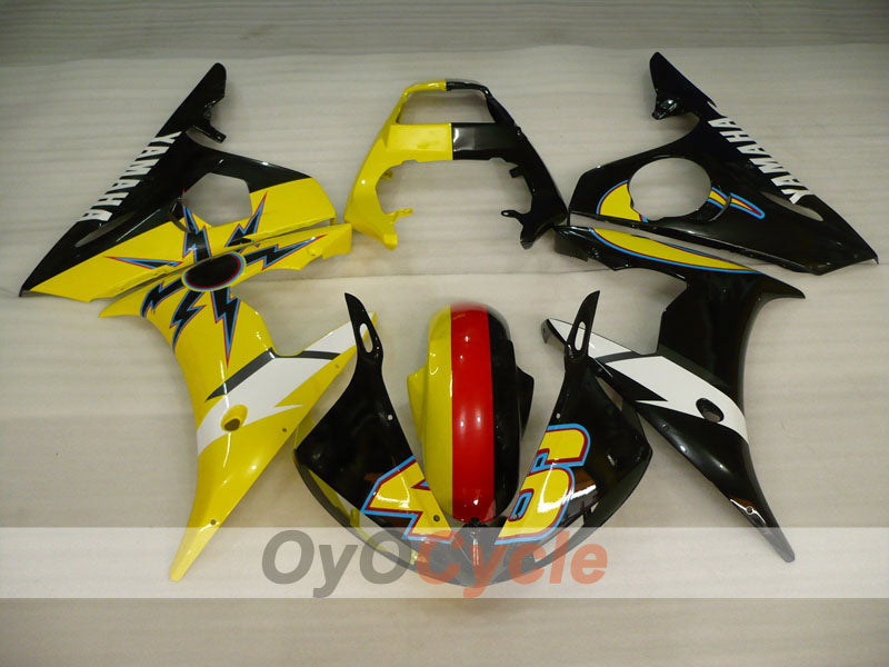 Kit carenatura a iniezione per YZF-R6 03-04 - Giallo, Nero - Stile di fabbrica #OYO87900920 Immagine secondaria del prodotto