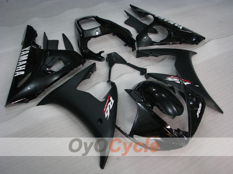 Kit carenatura a iniezione per YZF-R6 05 - Nero, opaco - Stile originale #OYO87902631 Immagine principale del prodotto