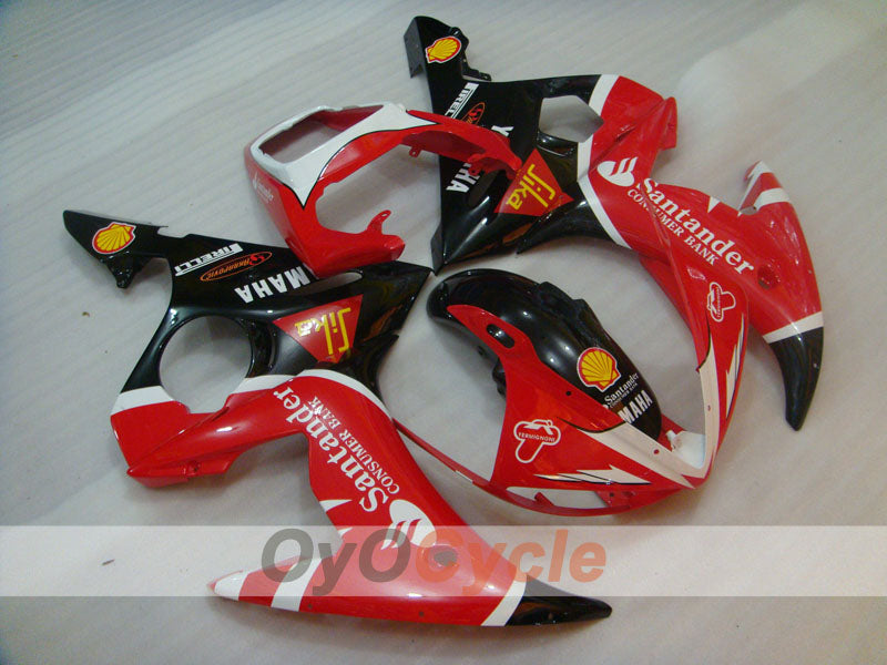 Carene a iniezione per YZF-R6 03-04 - Rosso, Nero - Santander #OYO87900927 Immagine principale del prodotto
