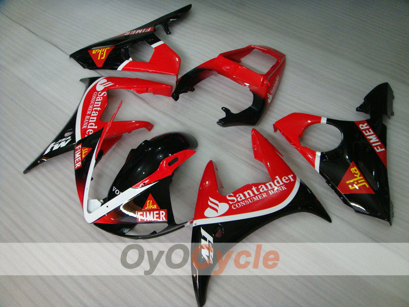 Kit carenatura a iniezione per YZF-R6 03-04 - Rosso, Nero - Santander #OYO87900928 Immagine secondaria del prodotto