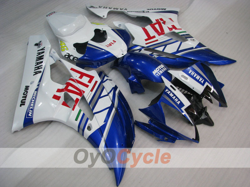 Carenatura a iniezione per YZF-R6 06-07 - Blu, Bianco - FIAT, MOTUL #OYO87900932 Immagine secondaria del prodotto