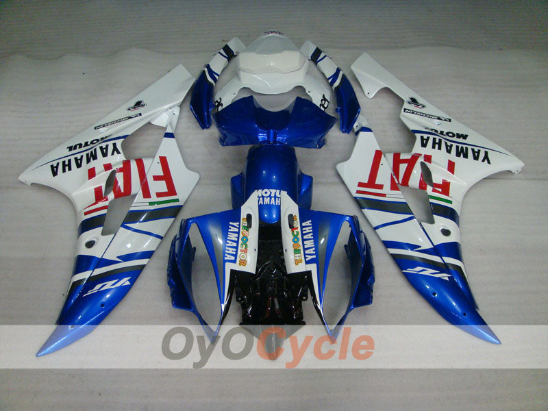 Carena a iniezione per YZF-R6 06-07 - Blu, Bianco - FIAT, MOTUL #OYO87900934 Immagine secondaria del prodotto
