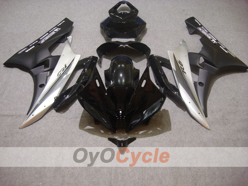 Kit carene a iniezione per YZF-R6 06-07 - Nero, argento, opaco - Stile fabbrica #OYO87900946