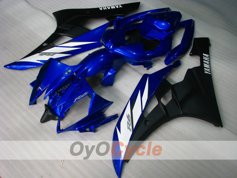 Kit carene a iniezione per YZF-R6 06-07 - Blu, Nero, Opaco - Stile originale #OYO87900951 Immagine secondaria del prodotto
