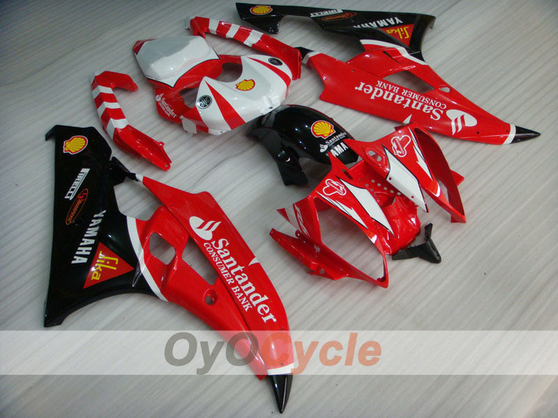 Carene a iniezione per YZF-R6 06-07 - Rosso, Nero - Santander #OYO87900953 Immagine principale del prodotto