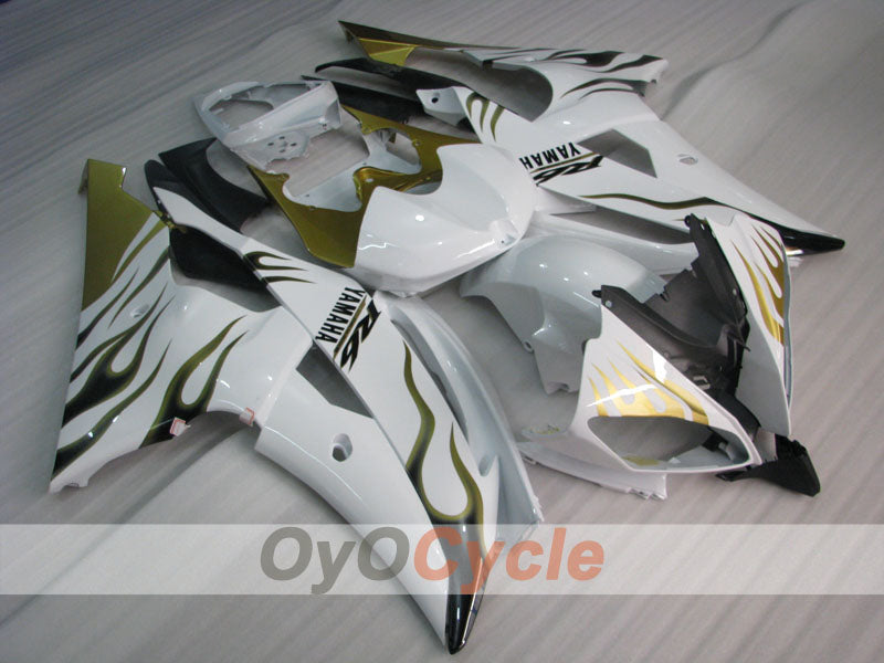 Kit carene a iniezione per YZF-R6 08-16 - Verde, Bianco - Fiamma #OYO87900963 Immagine secondaria del prodotto