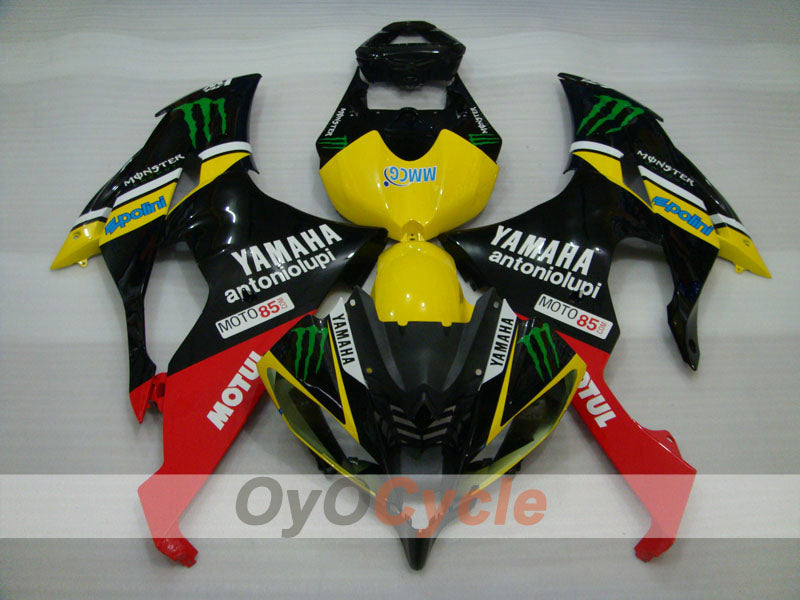 Kit carenatura a iniezione per YZF-R6 08-16 - Giallo, Nero - Monster, MOTUL #OYO87900970 Immagine secondaria del prodotto