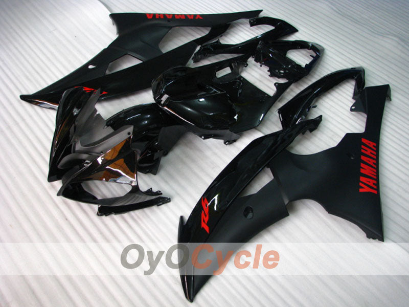 Kit carene a iniezione per YZF-R6 08-16 - Nero, Opaco - Stile di fabbrica #OYO87900972 Immagine secondaria del prodotto