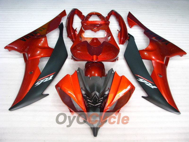 Kit carene a iniezione per YZF-R6 08-16 - Arancione, Nero, Opaco - Stile Factory #OYO87900979 Immagine secondaria del prodotto