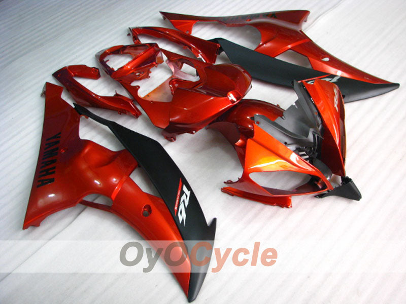 Kit carene a iniezione per YZF-R6 08-16 - Arancione, Nero, Opaco - Stile Factory #OYO87900979 Immagine principale del prodotto