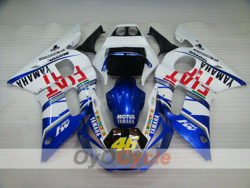 Carene a iniezione per YZF-R6 98-02 - Blu, Bianco - FIAT, MOTUL #OYO87900986 Immagine secondaria del prodotto