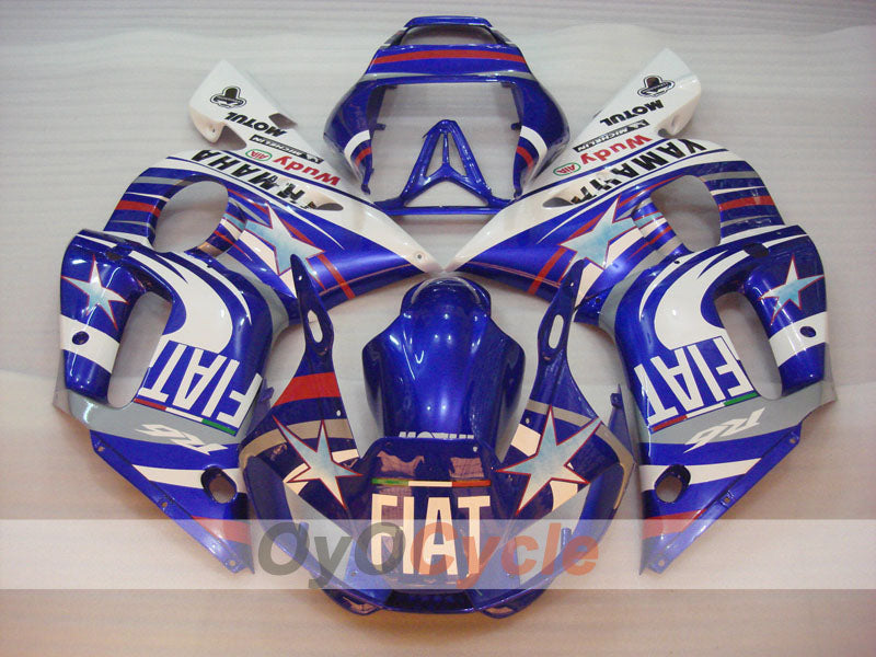 Kit carene a iniezione per YZF-R6 98-02 - Blu, Bianco - FIAT, MOTUL #OYO87900987 Immagine secondaria del prodotto