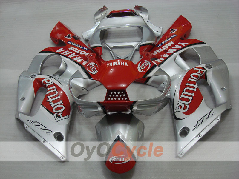 Carenatura a iniezione per YZF-R6 98-02 - Rosso, Argento - Fortuna, MOTUL #OYO87900993 Immagine secondaria del prodotto