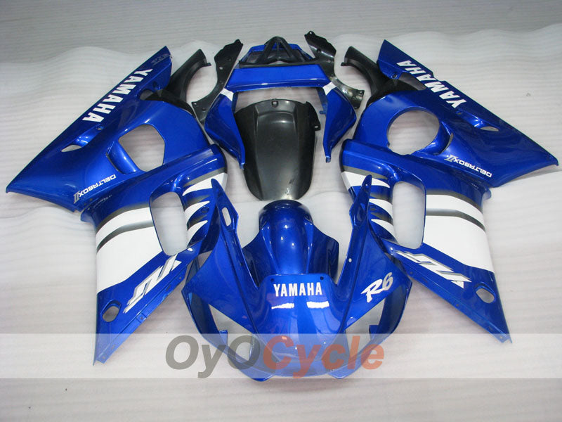 Kit carene a iniezione per YZF-R6 98-02 - Blu, Bianco - Stile fabbrica #OYO87900995 Immagine secondaria del prodotto