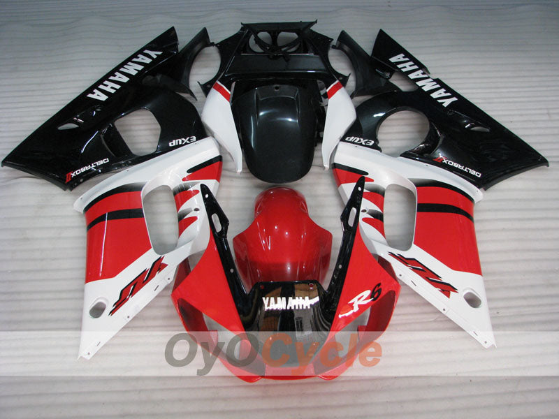 Kit carene a iniezione per YZF-R6 98-02 - Rosso, Nero - Stile di fabbrica #OYO87901003 Immagine secondaria del prodotto