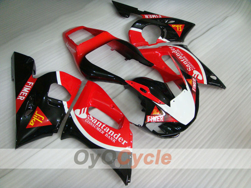 Kit carenatura a iniezione per YZF-R6 anni 98-02 - Rosso, Nero - Santander #OYO87901022 Immagine principale del prodotto